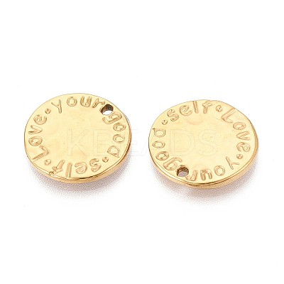 304 Stainless Steel Pendants STAS-N111-18G-1
