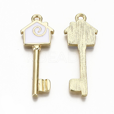Alloy Enamel Pendants PALLOY-T075-40-NR-1