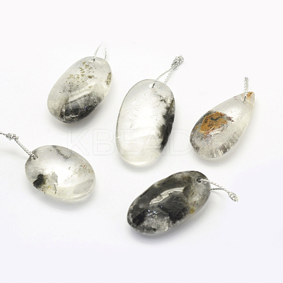 Natural Quartz Pendants G-G694-A-11-1