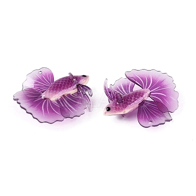 Acrylic Pendants BACR-T001-02D-1