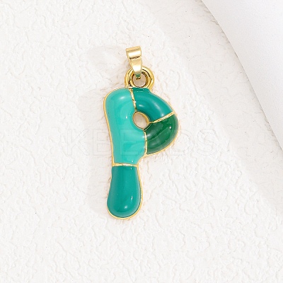 Alloy Enamel Pendants ENAM-S023-01G-P-1