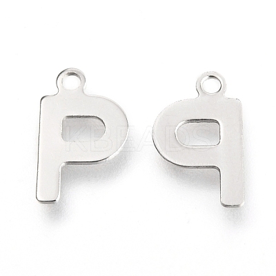 Non-Tarnish 201 Stainless Steel Charms STAS-C021-06P-P-1