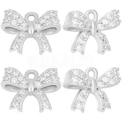 12Pcs Rack Plating Brass Micro Pave Cubic Zirconia Charms ZIRC-BBC0002-60P-1