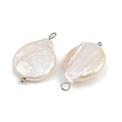 Natural Freshwater Pearl Keshi Pearl Pendants STAS-D378-08C-S-1