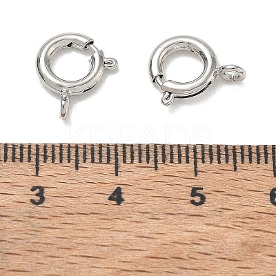 Brass Spring Ring Clasps KK-CBA1AE8-05C-P-1