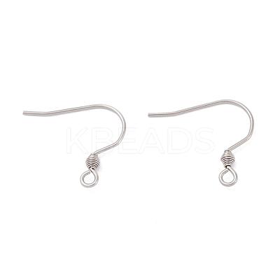Tarnish Resistant 316 Surgical Stainless Steel Earring Hooks STAS-M288-07P-B-1
