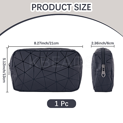 PU Leahther Cosmetic Zipper Bags AJEW-WH20017-49A-1
