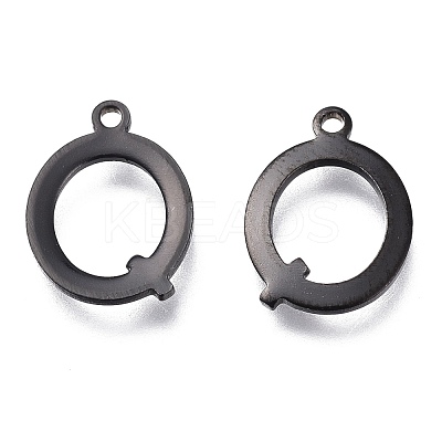 304 Stainless Steel Charms STAS-H112-Q-EB-1