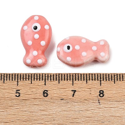 Handmade Porcelain Beads PORC-B009-03B-1