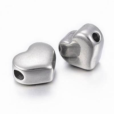 Tarnish Resistant 304 Stainless Steel Beads STAS-H398-25P-1