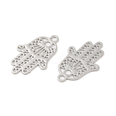 Long-Lasting Plated Brass Filigree Charms KK-K336-23P-1