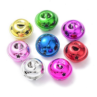 Spray Painted Iron Bell Pendants IFIN-M036-02-1