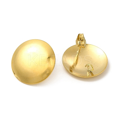 Ion Plating(IP) 304 Stainless Steel Stud Earring Findings EJEW-I281-32G-1