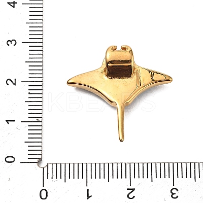 Ocean 304 Stainless Steel Enamel Pendants STAS-P395-01D-G-1
