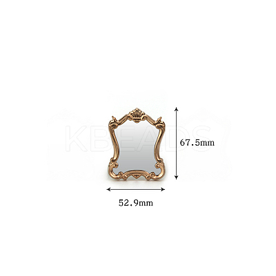 Miniature Retro Resin Mirrors MIMO-PW0001-012C-1
