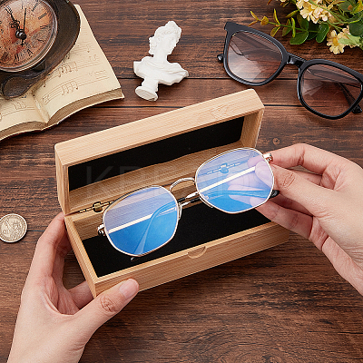 Bamboo Glasses Cases AJEW-WH0248-239-1