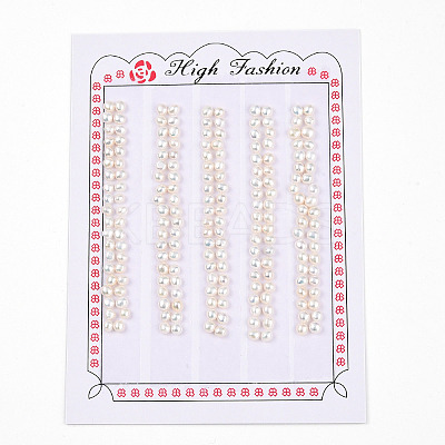 Grade 3A Natural Cultured Freshwater Pearl Beads PEAR-N018-3A-3035A-1