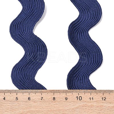 10 Yards Polyester Wavy Fringe Trim Ribbons OCOR-XCP0003-01-1
