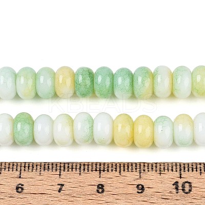 Glass Beads Strands GLAA-N059-5x8mm-45-1