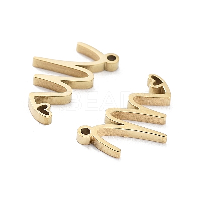 304 Stainless Steel Charms X-STAS-M327-02G-M-1