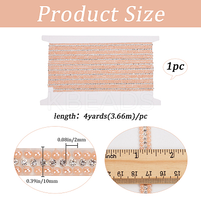 Glitter Glass Hotfix Rhinestone & Imitation Pearl Beads DIY-WH20011-18A-1