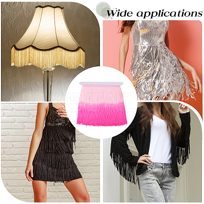 2.5M Chinlon Gradient Tassels Ribbon OCOR-GF0005-47A-1