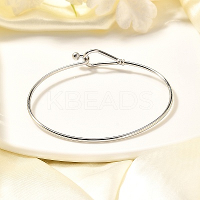 Tarnish Resistant 304 Stainless Steel Bangles STAS-S053-26-1