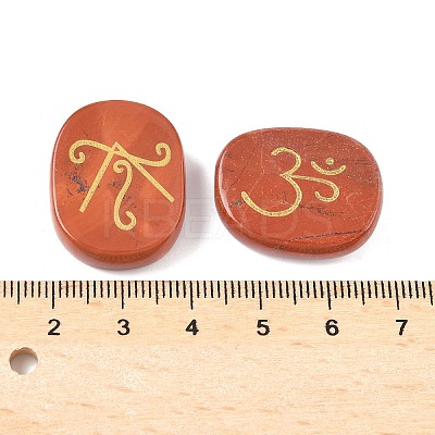 16Pcs 16 Styles Natural Red Jasper Display Decorations G-F786-02A-03-1
