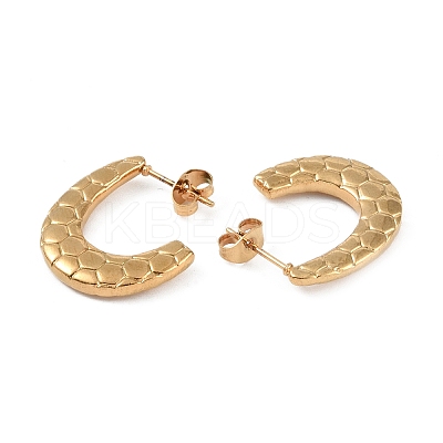 304 Stainless Steel Studs Earrings EJEW-K278-17G-1