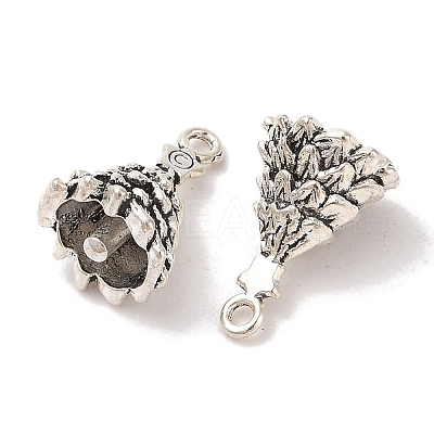 Tibetan Style Alloy Pendants TIBEP-GC101-AS-RS-1
