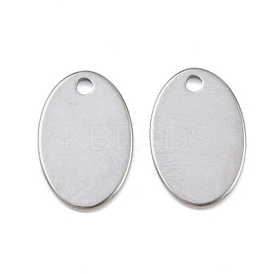 Tarnish Resistant 304 Stainless Steel Stamping Blank Tag Pendants STAS-S028-02-1