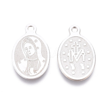 Non-Tarnish 304 Stainless Steel Charms STAS-L247-013P-1