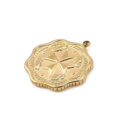 304 Stainless Steel Pendants STAS-Z135-05G-1