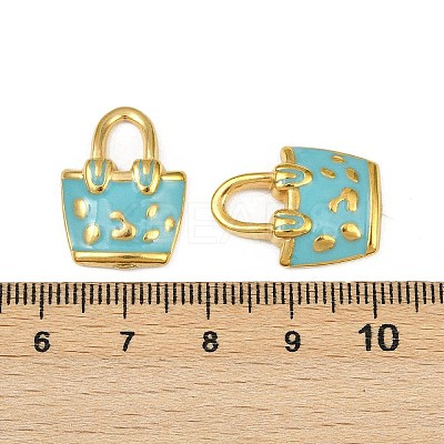 304 Stainless Steel Enamel Pendants STAS-Z140-03G-02-1