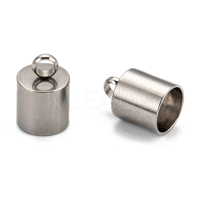 Tarnish Resistant Smooth Surface 201 Stainless Steel Cord Ends STAS-R063-93-1