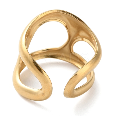 304 Stainless Steel Open Rings RJEW-S393-02A-1
