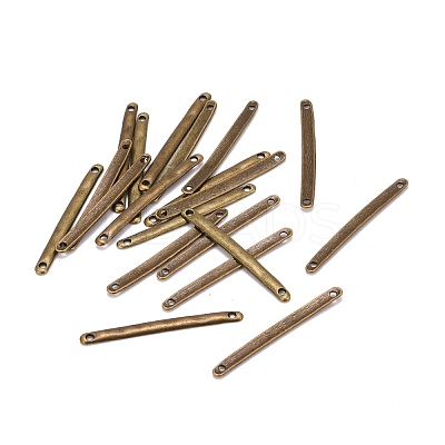 Tibetan Style Bar Links connectors TIBE-A14039-AB-FF-1