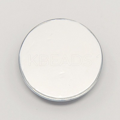 Retro Black and White Picture Glass Cabochons GGLA-A002-20mm-NN-1