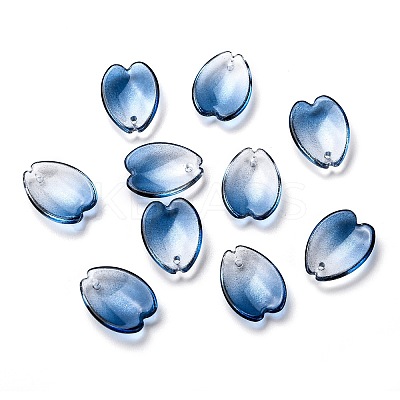 Transparent Glass Pendants X-GLAA-B003-03E-1