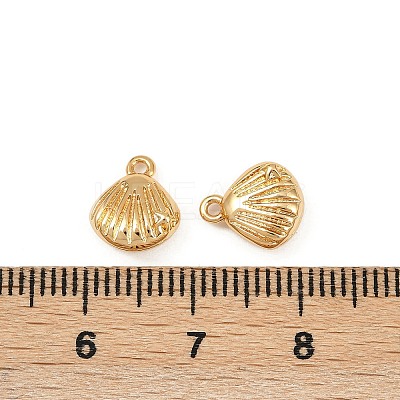 Ocean Theme Brass Charms KK-F902-07F-G-1