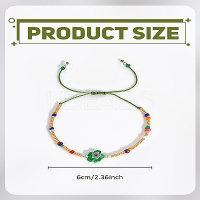 1Pc Glass Seed Beads Braided Bead Bracelets for Women BJEW-LP0002-32A-1