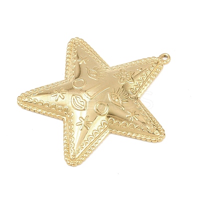 304 Stainless Steel Pendants STAS-Z180-01G-02-1