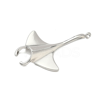 304 Stainless Steel Pendants Manta Ray Charm STAS-K252-18P-1