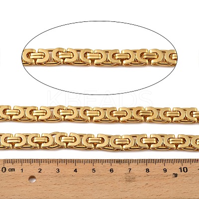 201 Stainless Steel Byzantine Chains SA-E001-14G-04-1