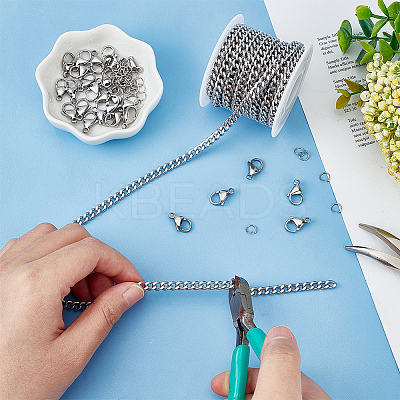 DIY Chain Bracelet Necklace Making Kit DIY-UN0004-19-1