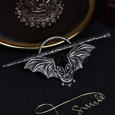 Gothic Bat Hair Cuff Pin PW-WG611D2-01-1