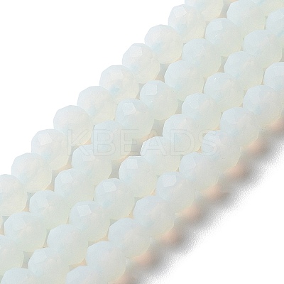 Imitation Jade Solid Color Glass Beads Strands EGLA-A034-J2mm-MD06-1