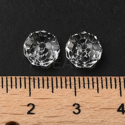 Transparent K9 Glass Beads GLAA-E048-01B-1