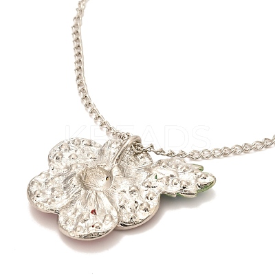 Alloy Pendant Necklaces NJEW-B080-01P-1
