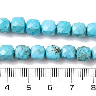 Natural Howlite Beads Strands G-G001-B03-05-1